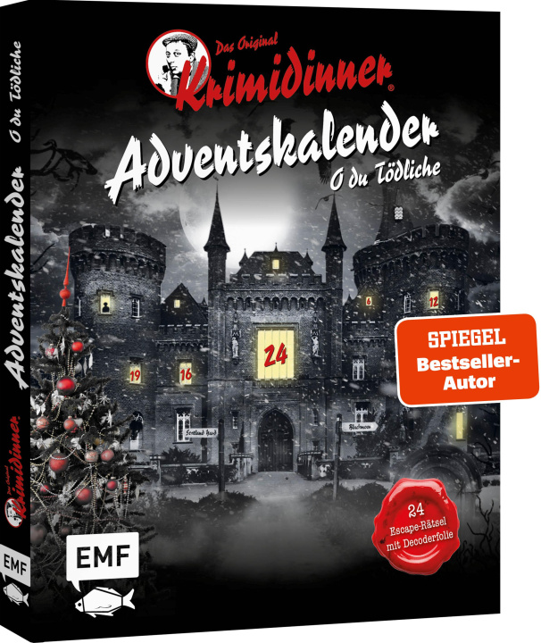 Carte Der offizielle Escape-Adventskalender zum Original Krimidinner: O du Tödliche - Weihnachten bei den Ashtonburrys 