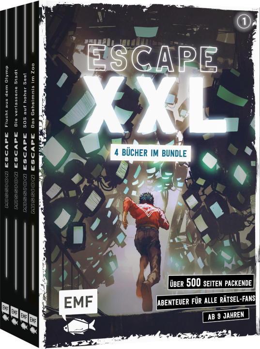 Kniha Escape XXL - über 500 Seiten packende Abenteuer für alle Rätsel-Fans ab 9 Jahren (Band 1) Miceal Beausang-O'Griafa