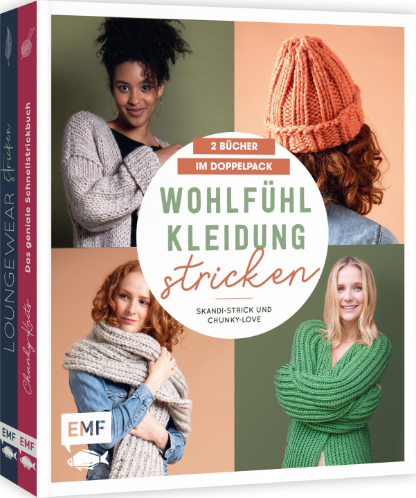 Könyv Wohlfühlkleidung stricken - Skandi-Strick und Chunky-Love: 2 Bücher im Doppelpack Carina Schauer