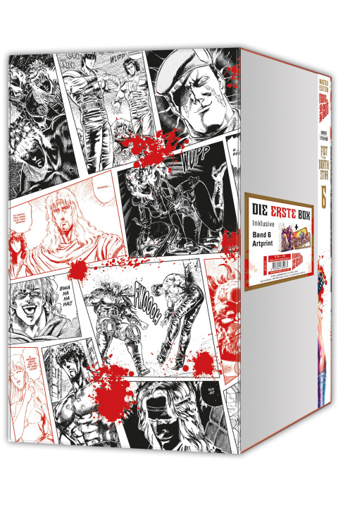 Livre Fist of the North Star Master Edition 6 mit Sammelschuber Tetsuo Hara