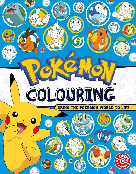 Книга Pokemon Colouring Pokemon