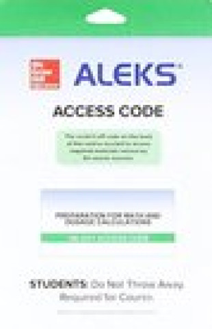 Digital ALEKS Prep for Math & Dosage Standalone Access Card Whaley