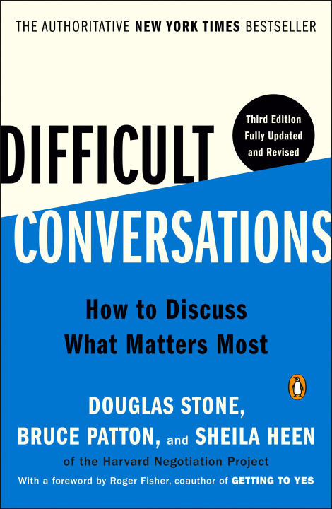 Book DIFFICULT CONVERSATIONS STONE DOUGLAS