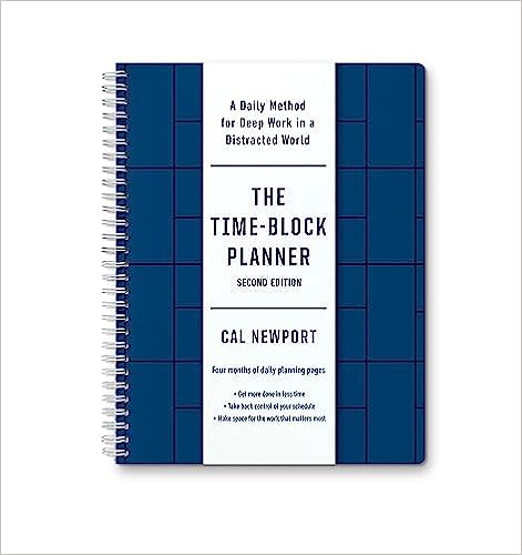 Kniha TIME BLOCK PLANNER E02 NEWPORT CAL