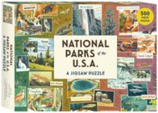 Könyv NATIONAL PARKS OF THE USA JIGSAW PUZZLE SIBER KATE