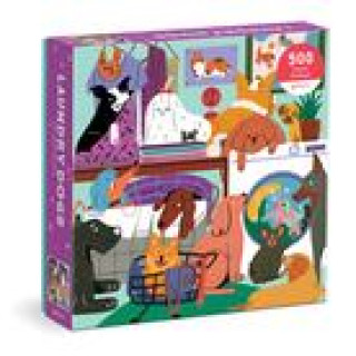 Book LAUNDRY DOGS 500 PIECE PUZZLE GALISON