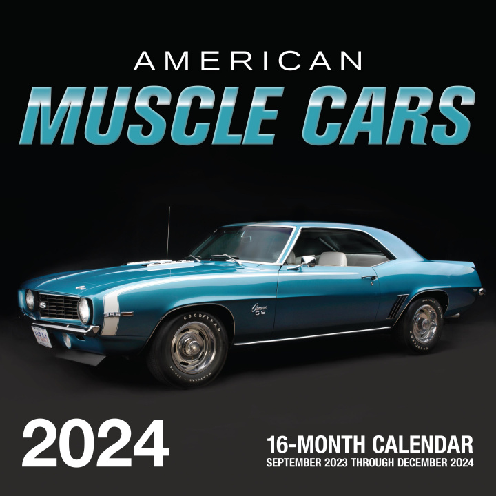 Kalendář/Diář CAL 24 AMER MUSCLE CARS WALL