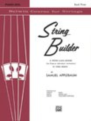 Kniha String Builder, Bk 3: A String Class Method (for Class or Individual Instruction) - Piano Acc. Applebaum