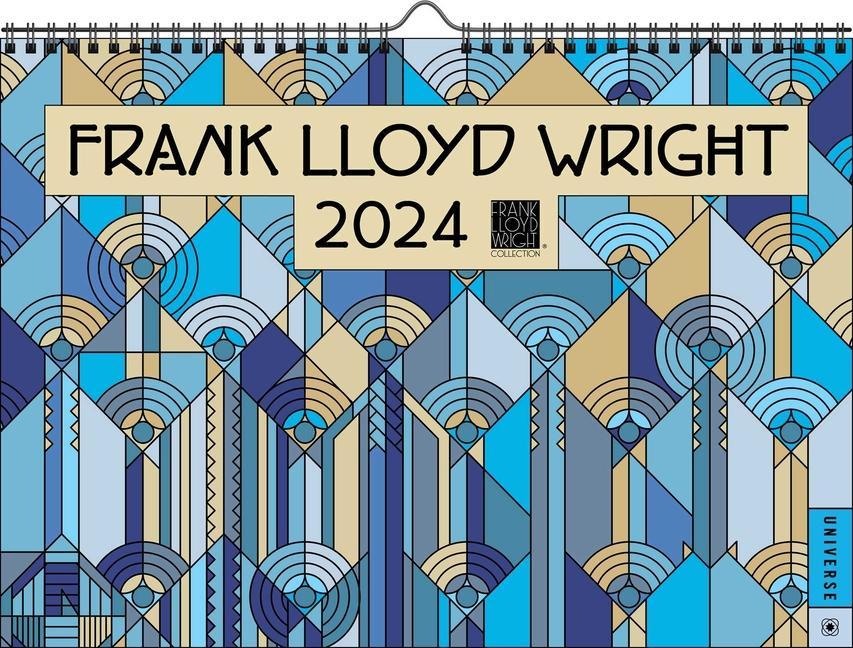 Kalendář/Diář CAL 24 FRANK LLOYD WRIGHT 2024 WALL CALE WALL