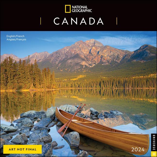Calendar / Agendă CAL 24 NATIONAL GEOGRAPHIC CANADA 2024 WALL