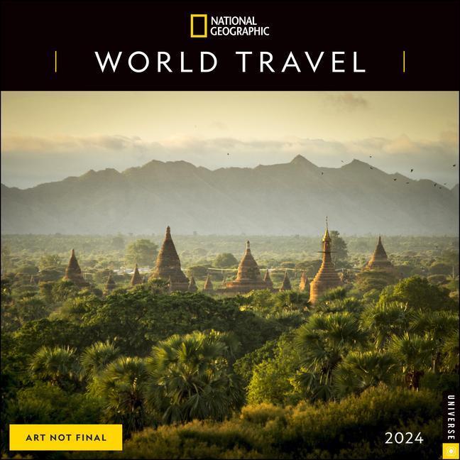 Calendar/Diary CAL 24 NATIONAL GEOGRAPHIC WORLD TRAVEL WALL