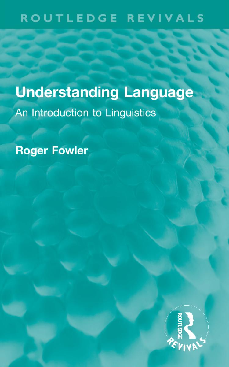 Knjiga Understanding Language Roger Fowler