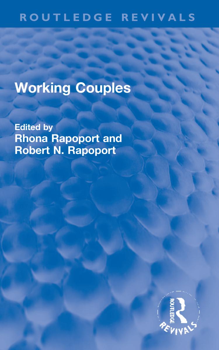 Knjiga Working Couples Rhona Rapoport