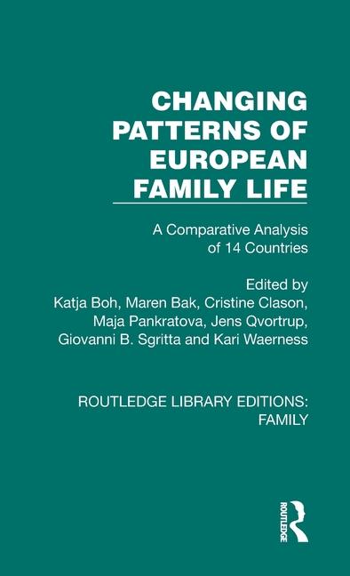 Carte Changing Patterns of European Family Life 