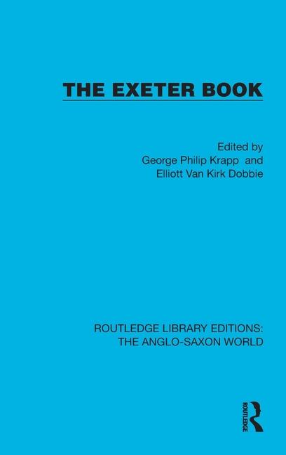 Knjiga Exeter Book George Philip Krapp