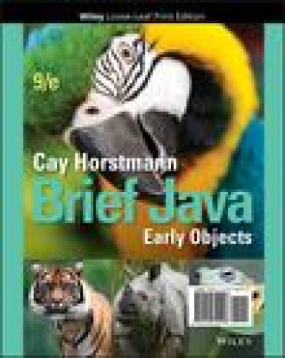 Könyv Brief Java: Early Objects Horstmann