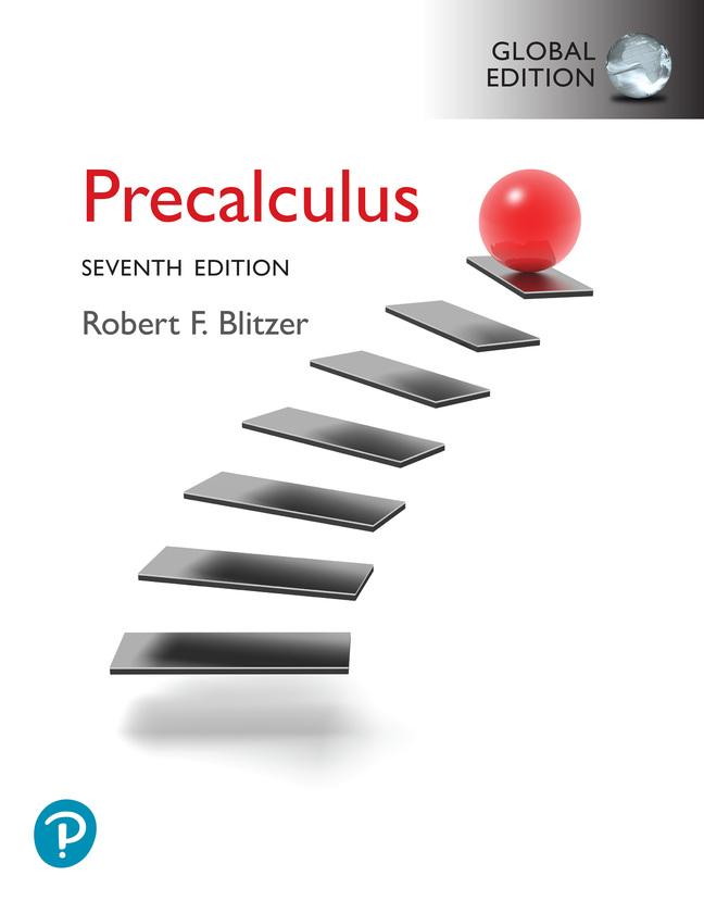Könyv Precalculus, Global Edition Robert Blitzer