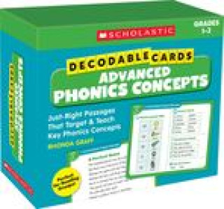 Libro DECODABLE CARDS ADVANCED PHONICS CONCEPT GRAFF RHONDA