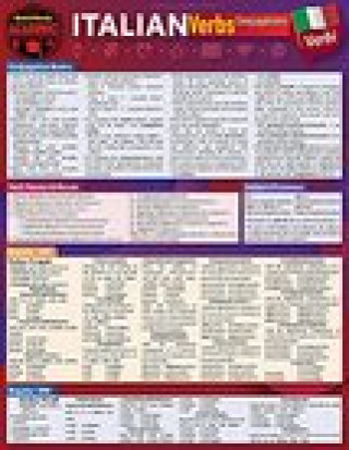 Kniha Italian Verbs - Conjugations : A QuickStudy Laminated Reference Guide DelVino