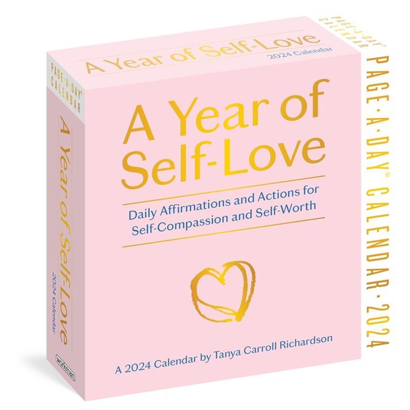 Calendar / Agendă CAL 24 YEAR OF SELF LOVE PAGE A DAY BOX
