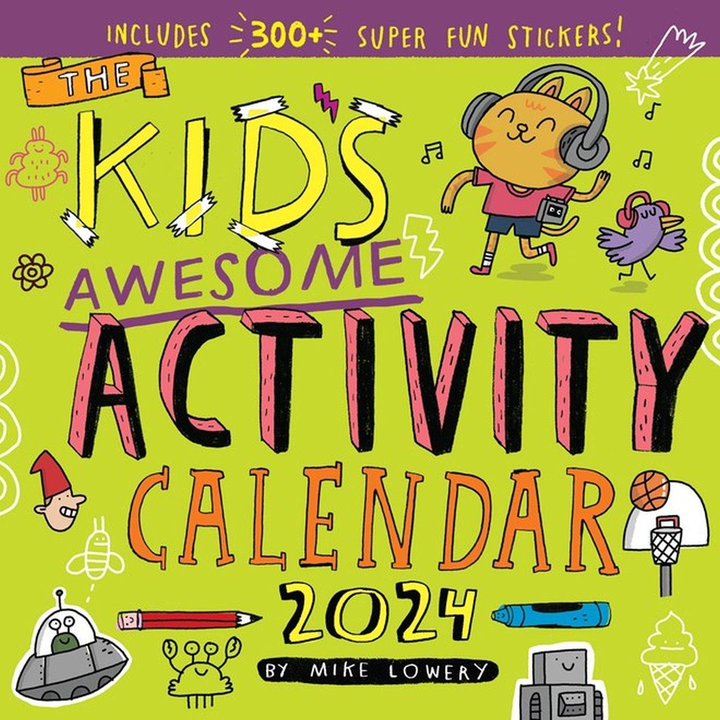 Calendar / Agendă CAL 24 KIDS AWESOME ACTIVITY WALL