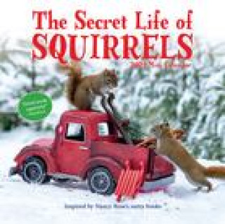 Kniha CAL 24 SECRET LIFE OF SQUIRRELS MINI WALL