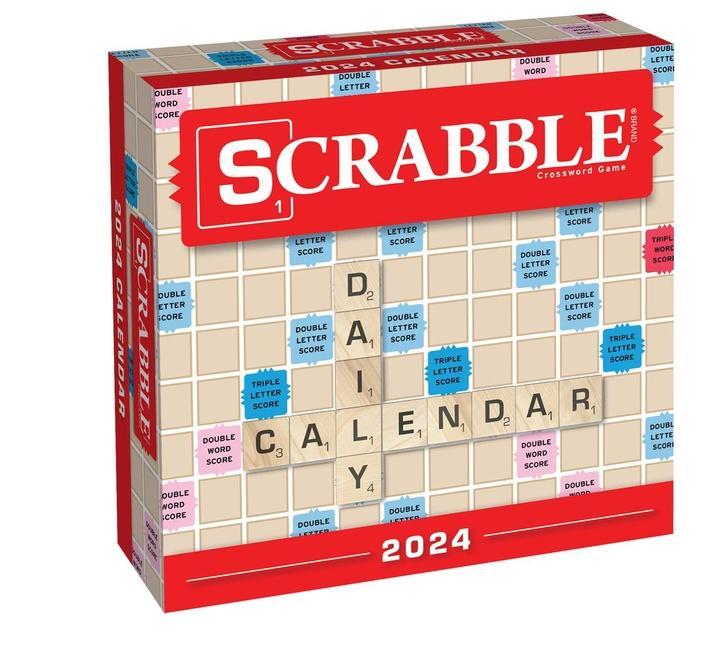 Naptár/Határidőnapló CAL 24 SCRABBLE 2024 DAY TO DAY CALENDAR BOX