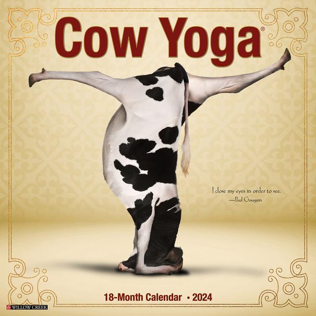 Calendar / Agendă CAL 24 COW YOGA WALL