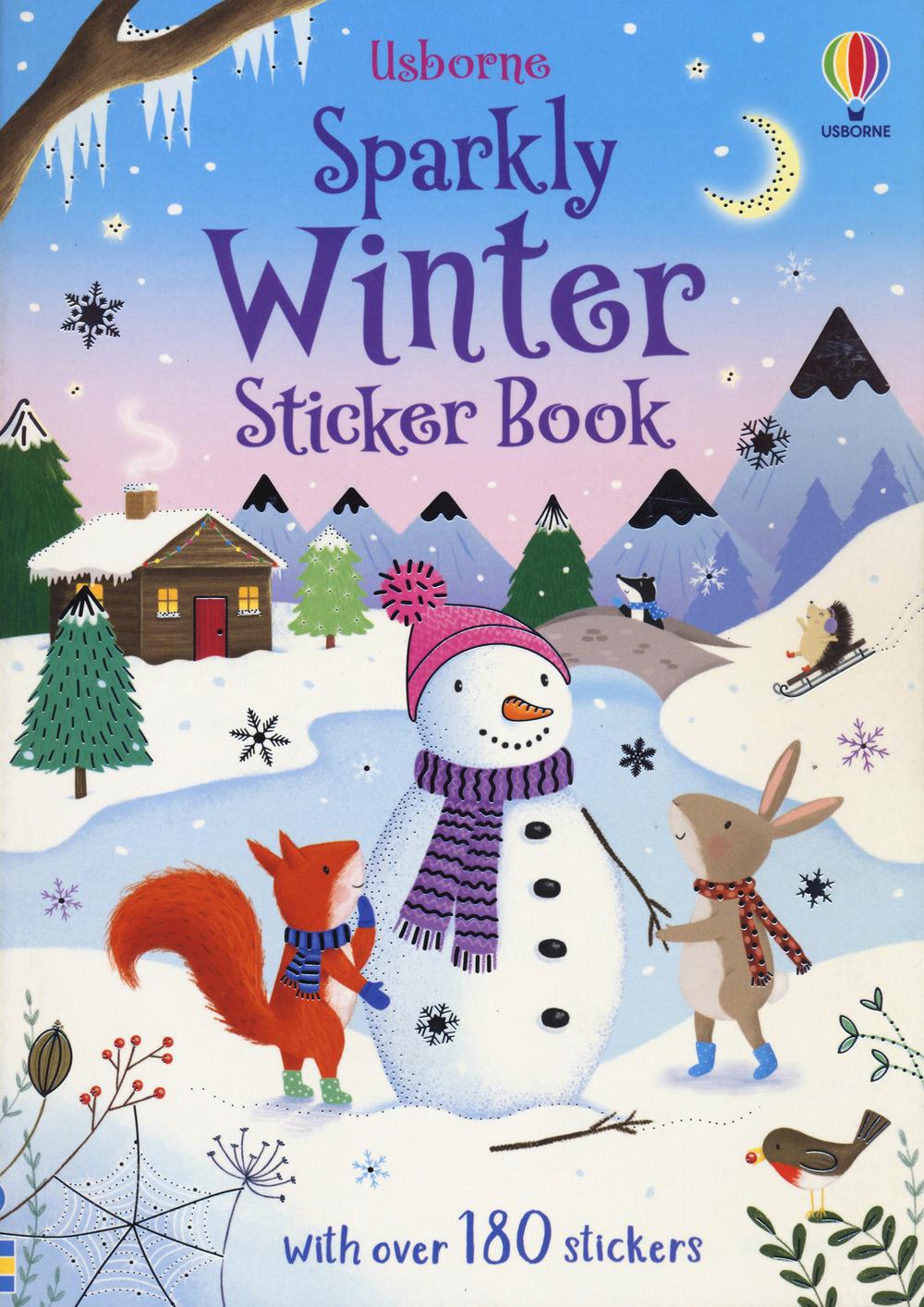 Kniha Sparkly Winter Sticker Book Alice Beecham