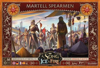 Spiel/Spielzeug A Song of Ice & Fire - Martell Spearmen (Speerträger von Haus Martell) Eric M. Lang