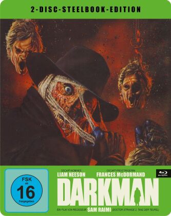 Видео Darkman, 2 Blu-ray (Steelbook) Sami Raimi