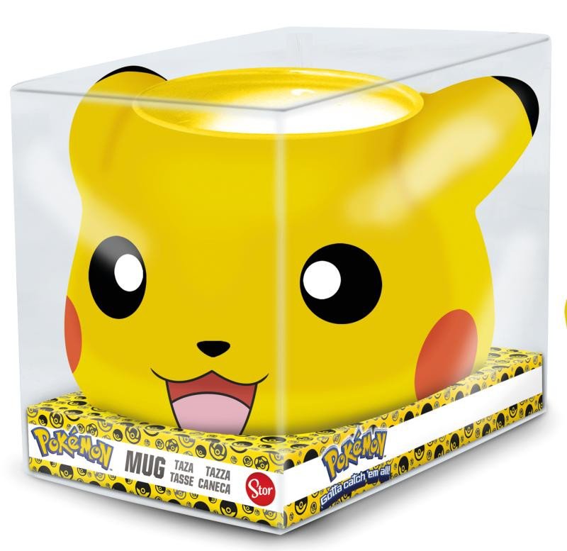 Kniha Pokémon Hrnek 3D - Pikachu 500 ml 