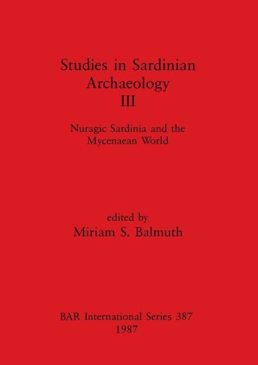 Książka Studies in Sardinian Archaeology III 