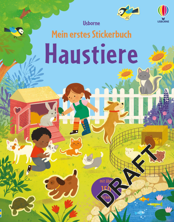 Kniha Mein erstes Stickerbuch: Haustiere Manuela Berti