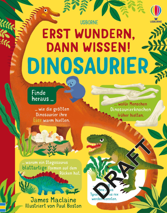 Könyv Erst wundern, dann wissen! Dinosaurier Paul Boston