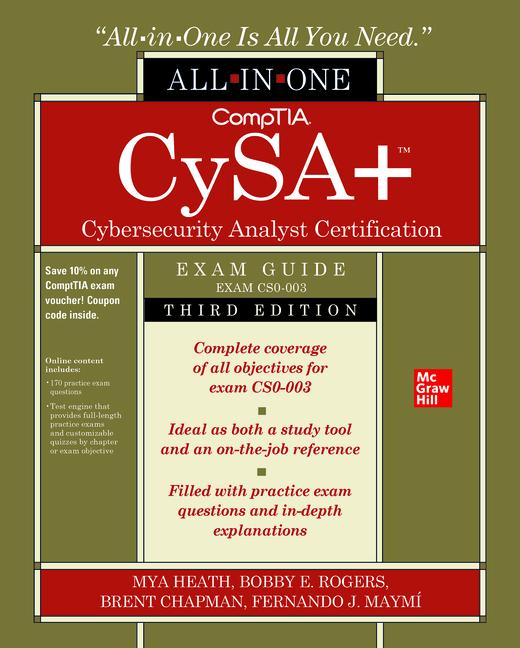 Livre Comptia Cysa+ Cybersecurity Analyst Certification All-In-One Exam Guide, Third Edition (Exam Cs0-003) Bobby Rogers