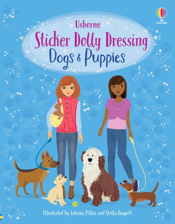 Kniha Sticker Dolly Dressing Dogs and Puppies Antonia Miller