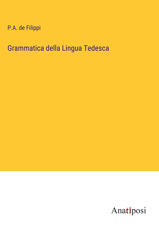 Книга Grammatica della Lingua Tedesca 