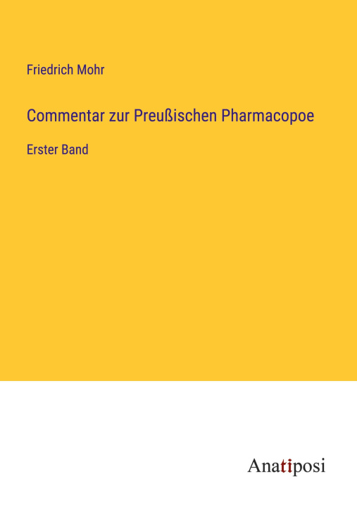 Kniha Commentar zur Preußischen Pharmacopoe 