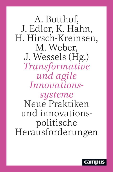 Knjiga Transformative und agile Innovationssysteme Jakob Edler