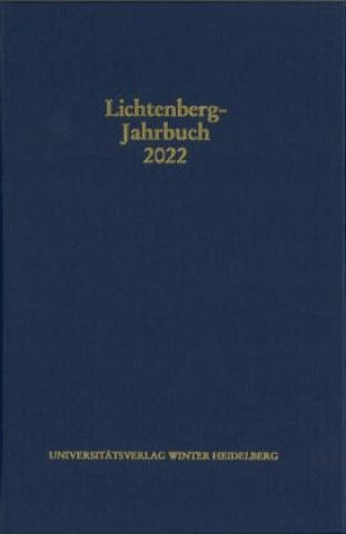 Kniha Lichtenberg-Jahrbuch 2022 Ulrich Joost
