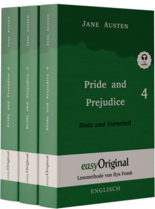 Knjiga Pride and Prejudice / Stolz und Vorurteil - Teile 4-6 Softcover (Buch + 3 MP3 Audio-CD) - Lesemethode von Ilya Frank - Zweisprachige Ausgabe Englisch- Jane Austen