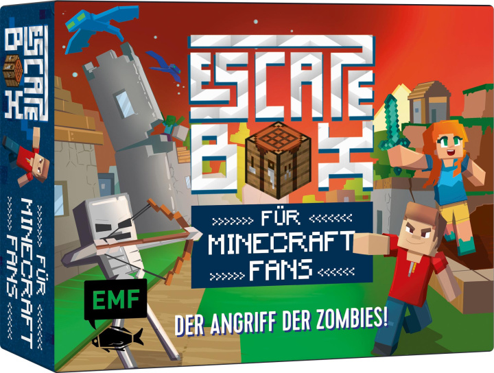 Spiel/Spielzeug Die Escape-Box für Minecraft-Fans: Der Angriff der Zombies! Beate Huth