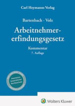 Kniha Arbeitnehmererfindungsgesetz Franz-Eugen Volz