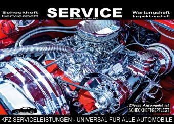 Kniha Universal KFZ Inspektionsheft Serviceheft Wartungsheft Serviceleistungen Scheckheft 