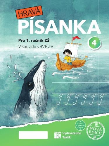 Książka Hravá písanka pro 1.ročník - 4.díl - nová edice - Verze s menším písmem 