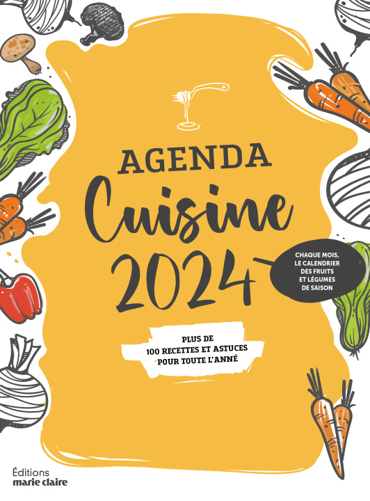 Könyv Agenda cuisine 2024 