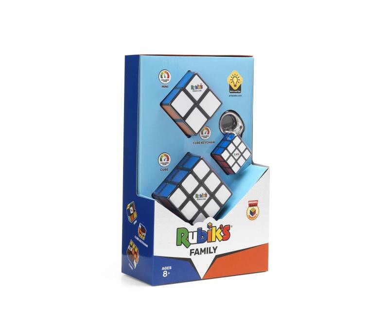 Joc / Jucărie Rubikova kostka - sada trio 3x3 + 2x2 a 3x3 přívěšek 