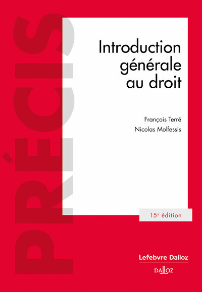 Kniha Introduction générale au droit. 15e éd. François Terré