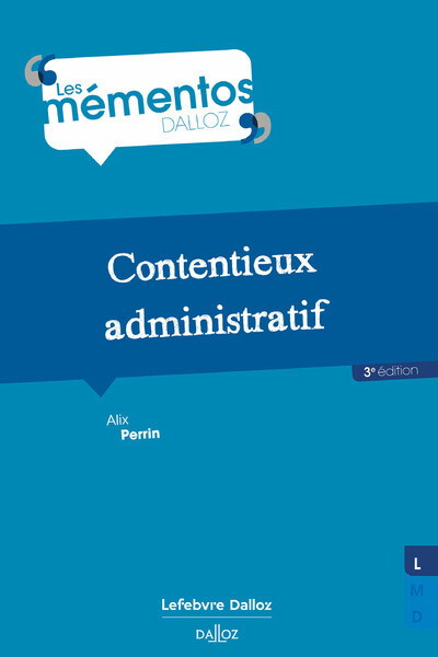 Carte Contentieux administratif. 3e éd. Alix Perrin
